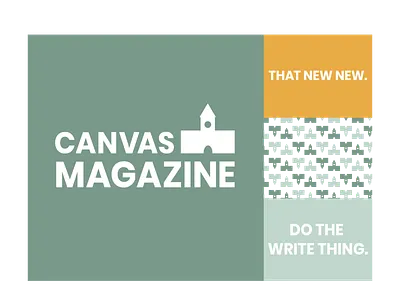 Canvas Magazine branding branding concept branding design college design logo design magazine publication typography