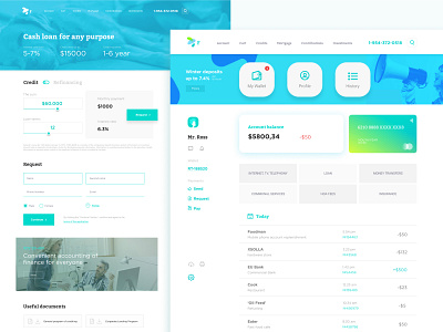 Personal Area area bank cart cash finance interface money personal ui ui ux design ux wallet