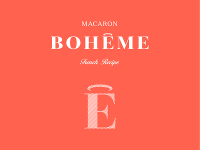 Boheme macaron boheme france french living coral livingcoral logo macaron macaroni macarons recipe