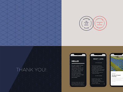 Brand Elements badge branding business card connection icons pattern patterns thank you ui website