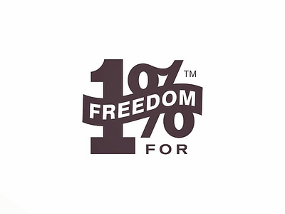 1% for Freedom Logo