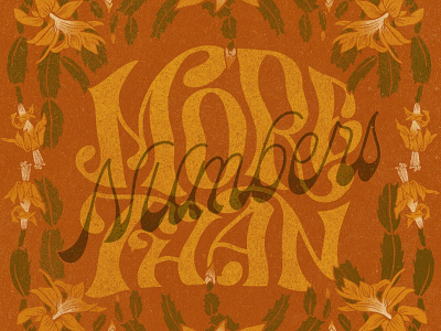 More Than Numbers cactus hand lettering lettering procreate