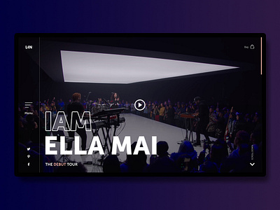 Ella Mai design ella mai rnb ui ux webdeisgn