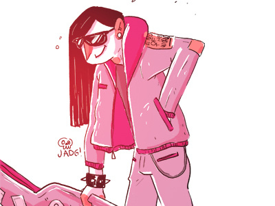 Rocker charactedesign comic doodle illustration rockstar