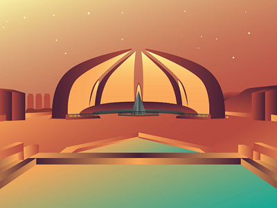 Pakistan Monument Islamabad architecture building capital historic islamabad landscape pakistan pakistan monument