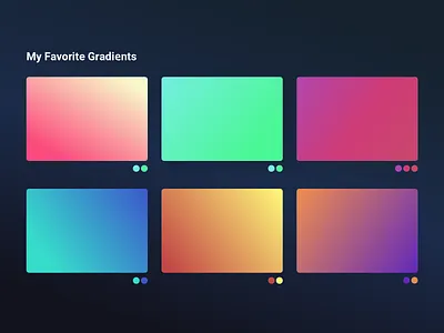 My Favorite Gradients adobe illustrator color gradient gradient color gradient design ui design