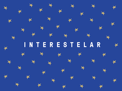 Interestelar branding clothes kids