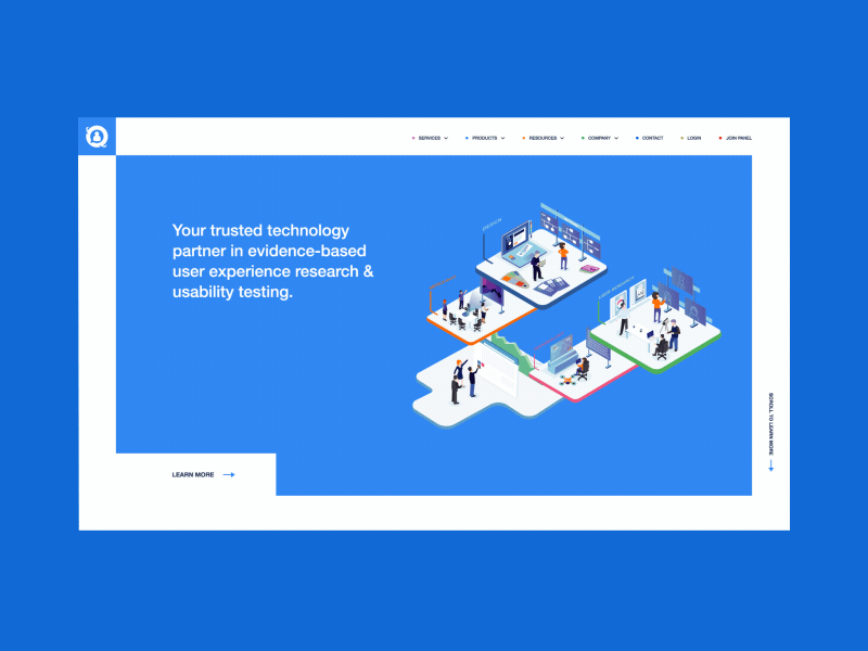 Daily UI Challenge #003 - Landing Page Hero animation challenge dailyui hero illustration landing page ui vector web