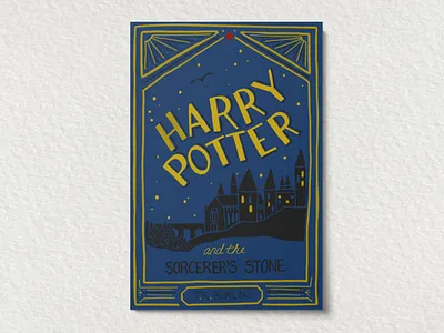You're Hand Lettered, Harry. book cover harry potter illustration lettering lettering art lettering challenge personal project practice procreate procreate art sketch skillshare