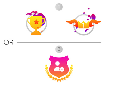 gamification animade branding design flat gamification icon illustration ui ux vector