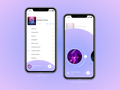 Music App Concept application design mobile app music music app music player music player app music player ui ui ui design ux ux design ux ui design uxd