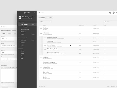 CMS - Wireframe black white cms gricreative ux design wireframe