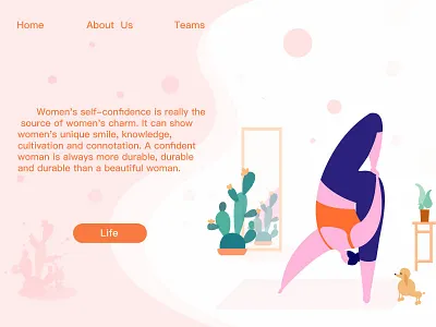 Web design illustration ui web website