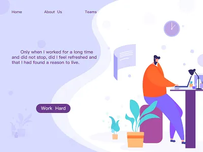 Web design illustration ui web website