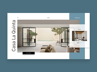 Casa La Quinta branding building clean concept design e commerce e shop grey grid homepage interior design landing logo minimal product ui ux web website whitespace