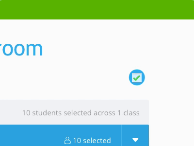 Syncing students roster animation