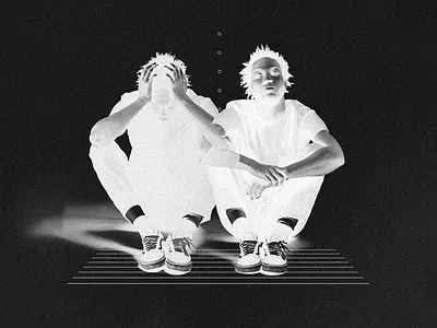 SABA - close up poster minimal musician musician business card photoshop poster design saba visual