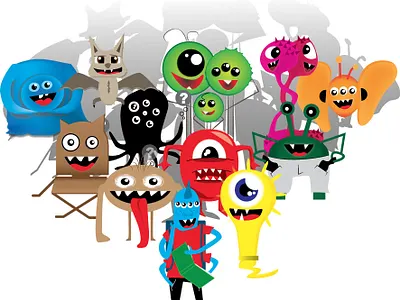 Codado || characters illusrator monster vector