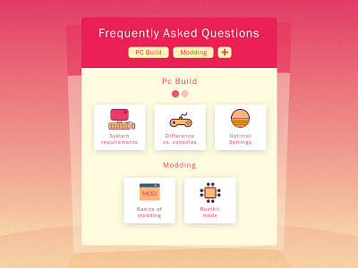 FAQ | Daily UI #092 daily ui 92 dailyui 092 faq frequently asked questions question questions ui