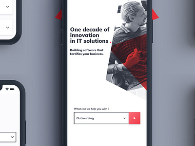Mobile version of website design website