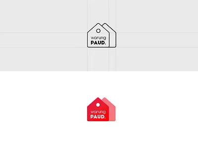 icon apps Warung PAUD android app flat illustration interace interaction design logo vector