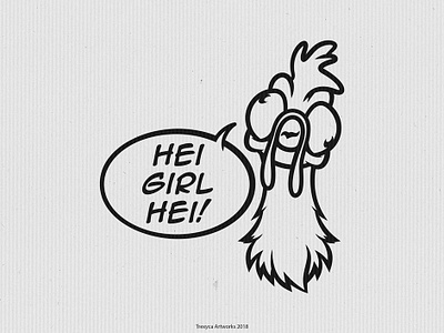 Hei Hei the Rooster cartoon cartooncharacter character characterdesign design disney hei heihei illustration illustrator logo logodesign mascot mascotcharacter mascotdesign moana rooster vector vectorillustration vectorillustrator