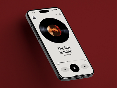 Music Player - Mobile App Concept app apple music design listen mobile motion music music app play player song songs sound spotify streaming ui ui design ux valentines day video