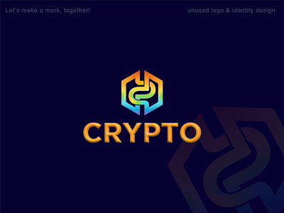 Crypto Logo, Branding Logo Concept 3d 3d logo a b c d e f g h i j k l m n app bitcoin brand identity branding crypto logo logo brand identity logo design logo inspiration modern logo monogram o p q r s t u v w x y z visual identity