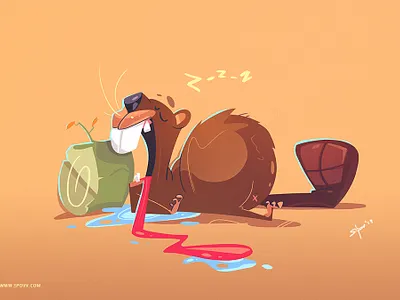 Sweet Dreams animals cartoon character characterdesign design dreams fun illustration spovv sweet sweet dreams