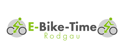 E-bike Time logo recreation high resolution illustration recreate logo revamp logo source files vector logo