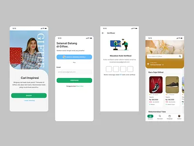 Giftee - Simplifying Gift Shopping 🎁 ecommerce giftshopping mobileapp shopping shoppingexperience uiuxdesign