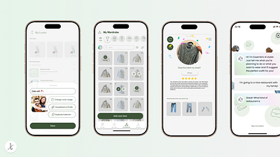 From Vision to Prototype | UX/UI for Innovative Apps ai wardrobe startup