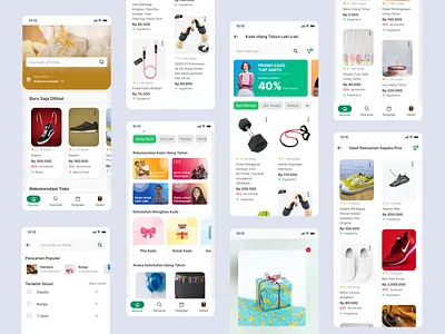 Giftee - Simplifying Gift Shopping 🎁 cleandesign ecommerce giftideas giftshopping mobileapp moderndesign shop shoppingexperience uiuxdesign