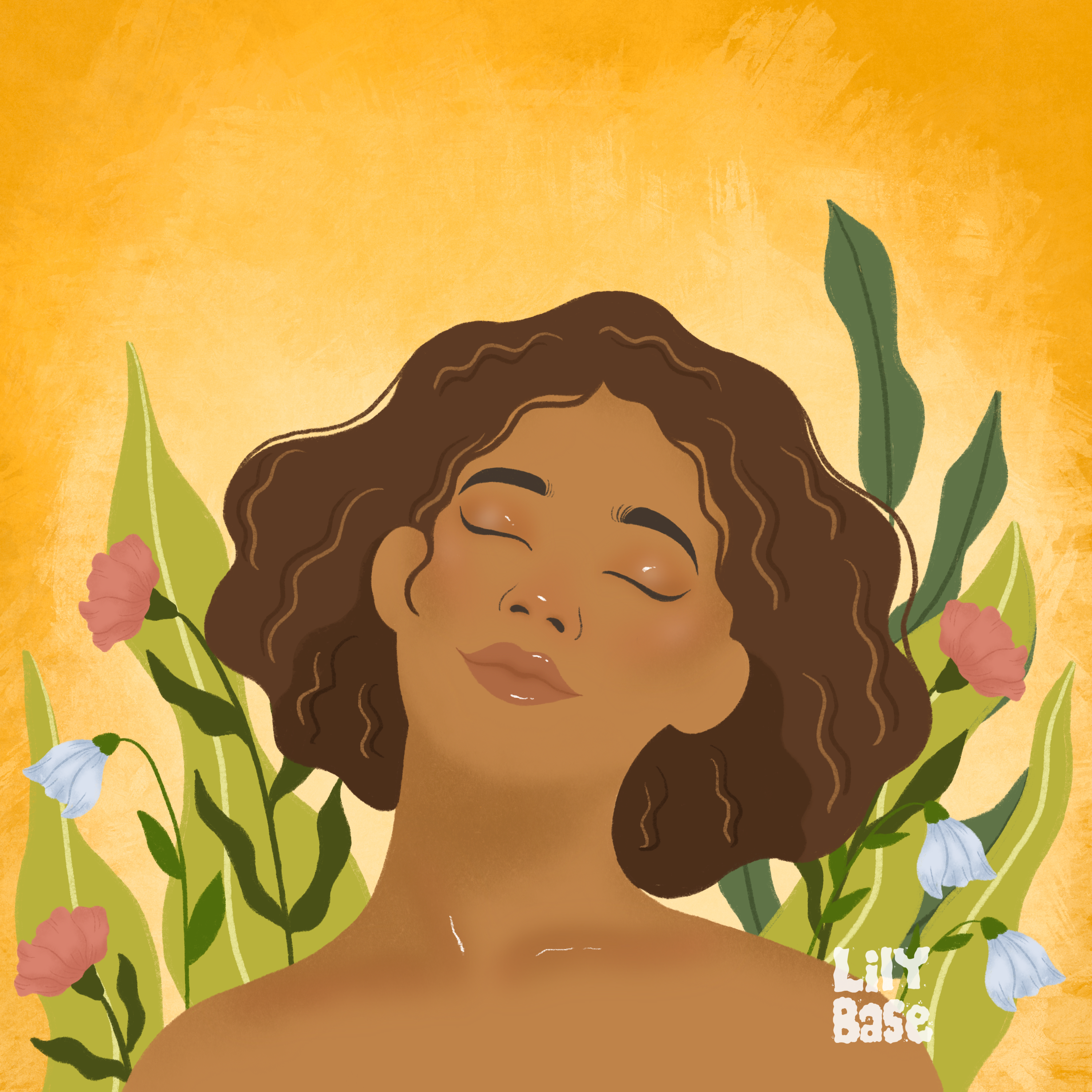 Example of Female Portraits Illustration