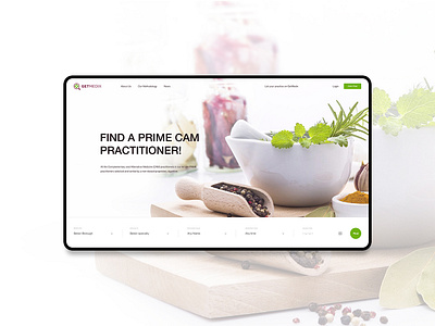 GetMedix. Landing page app doctor find landing landing page medic medical medical app minimal portal search sletch ux ux ui design web