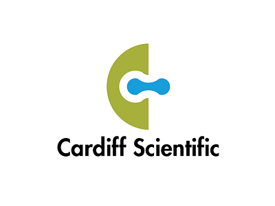 Cradiff Scientific Logo Concept clean logo logotype neat scientific