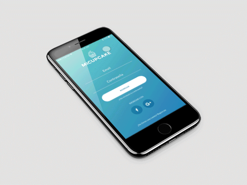 miCUPCAKE app animation cupcake design iphone principle ui