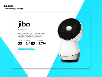 Crowdfunding Campaign | Daily UI 032 crowdfund crowdfunding crowdfunding campaign dailyui dailyui032 dailyui32 design ui ux