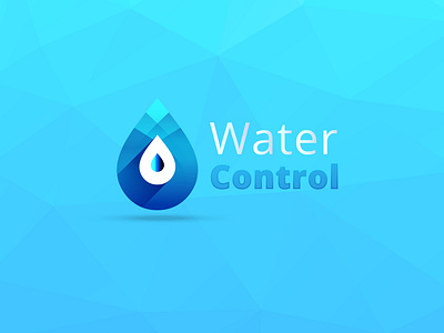 Water Control | Logo Concept animation app branding concept design flat icon identity illustration ios lettering logo minimal site type typography ui ux vector web