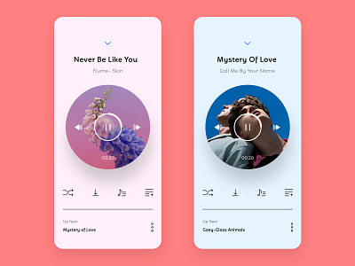 Playlist adobexd design iphonex minimal music playlist ui uidesign uxd