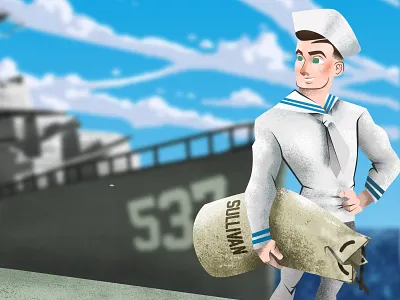 Character Design: Sullivan Sailor Sublime Studio art brand assets cartoon character characterdesign concept art concept character conceptart design illustration mascot vector