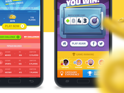 Lumen Games: Stake Your Stash design game quiz trivia ui