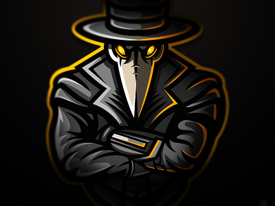 Plague Doctor character esport esport logo esports esports logo graphic design krinographics logotype mascot vector