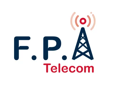 Logo Fpa Telecom branding design fiber illustration logo telecom telecommunication