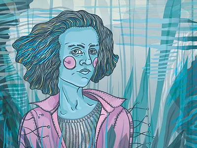 Tashimi art contemporary art graphic illustration illustrator ink art