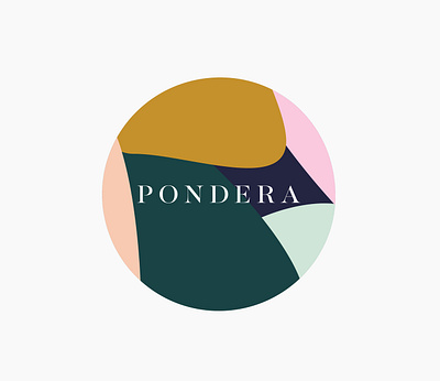 Pondera circle colors egoraz egyptian branding egyptian designer egyptian logo egyptian shop logo shop