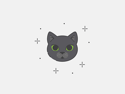 Kitty Kitty animal avatar avatar icons cat cat icon design flat design graphic design illustration kitty kitty illustration line icon line illustration vector