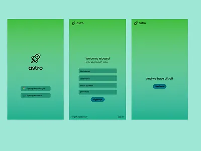 Sign up Screen app dailyui design ui