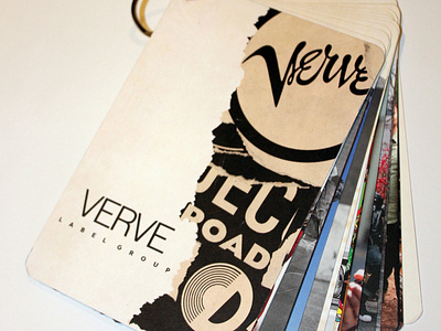 Verve Flip Book branding design layout music pitchdeck print promotional design