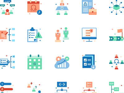 Agile development acceptance criteria acceptance testing agile behavior bottleneck bugs burndown chart daily standup driven development icon icon a day icon animation icon app icon artwork icon design illustration illustration art illustrator scrum vector